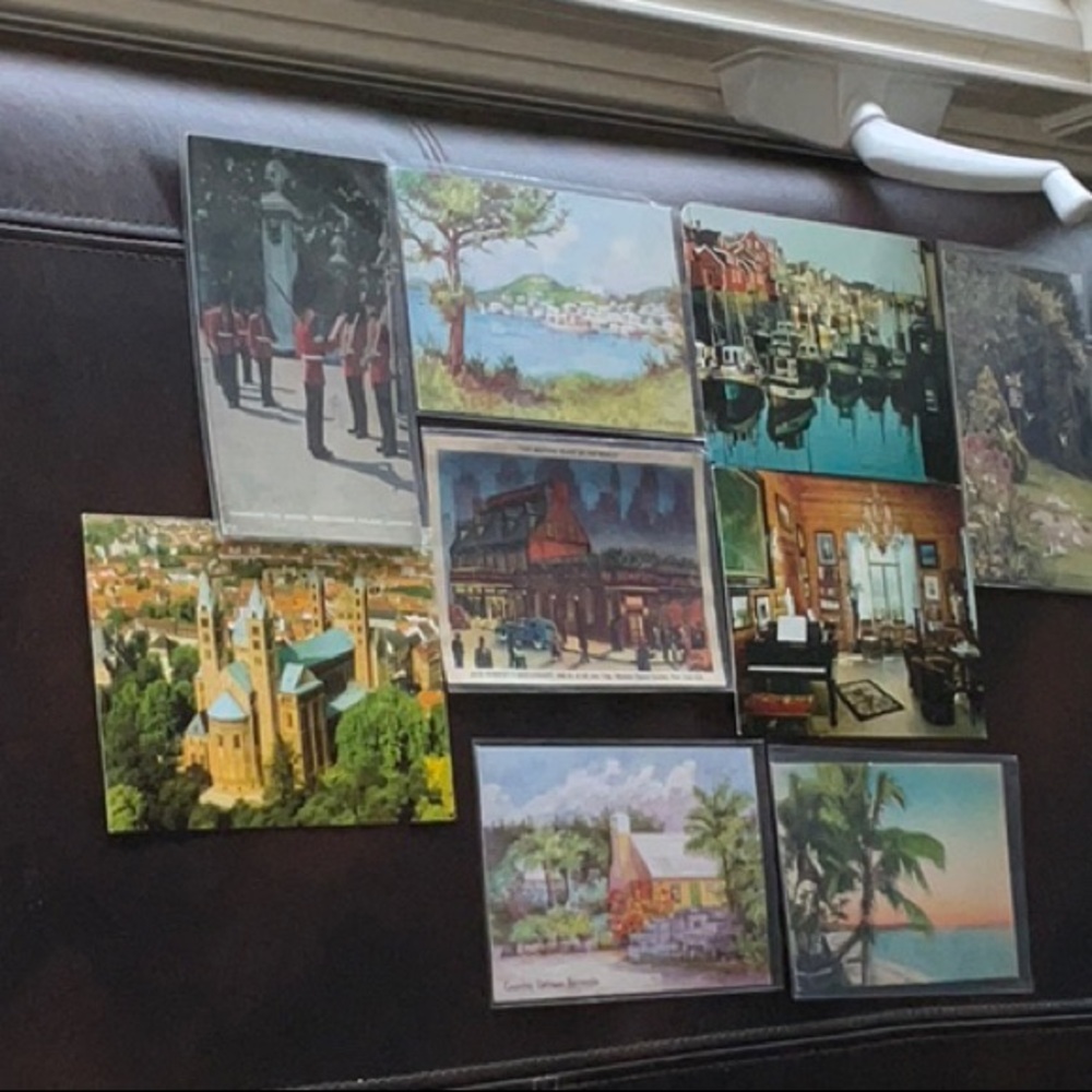 Lot of Nine Vintage Postcards Collection Norway England San Francisco Etc.
